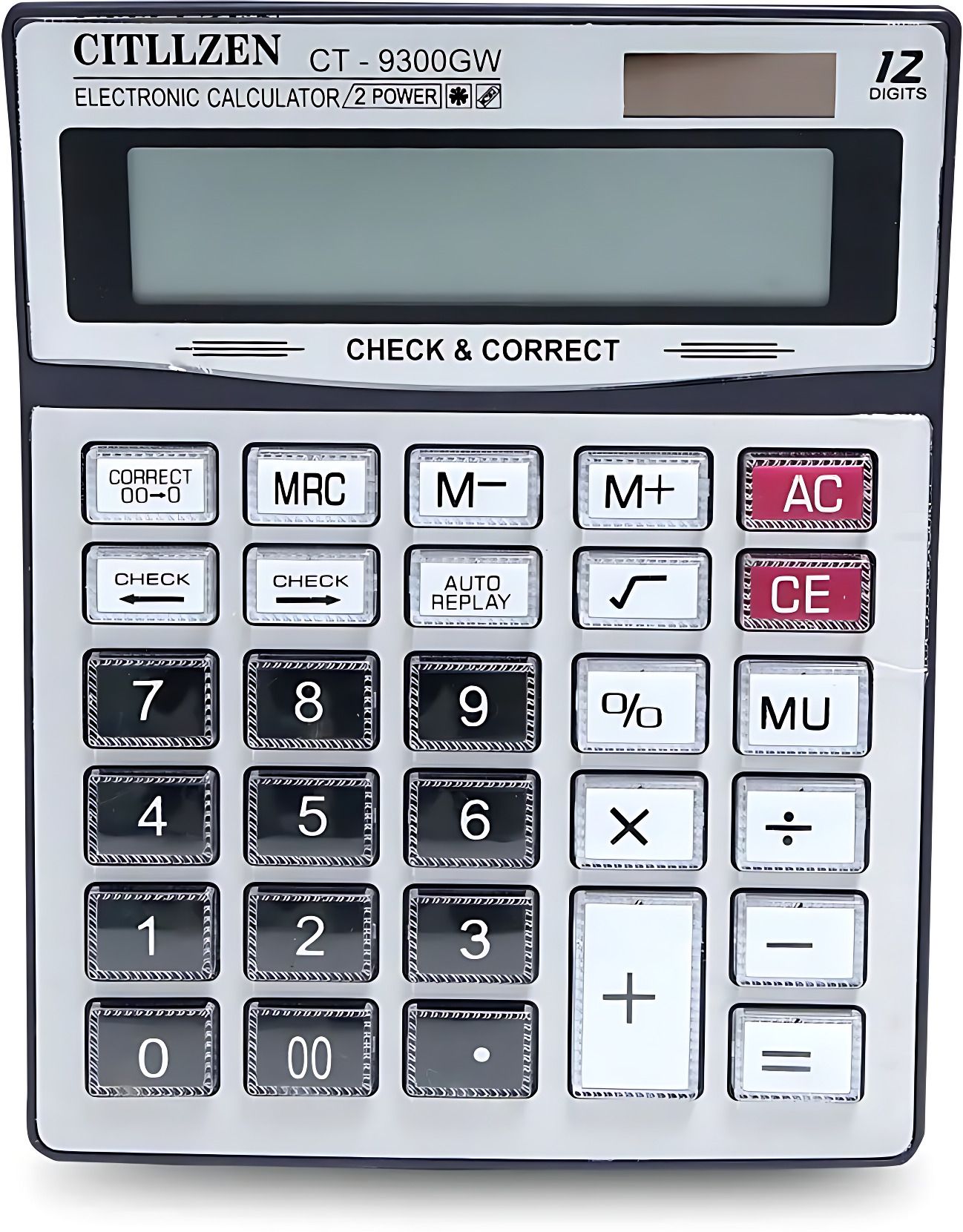 Premium Glass Key Calculator, Bold LCD Display Basic Calculator-image-4