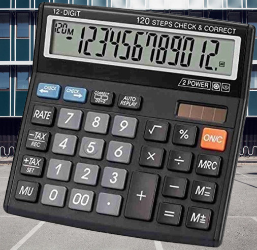hench HN-555N Best Basic Calculator_H213 Desktop Calculator_213 Financial Calculator image 1