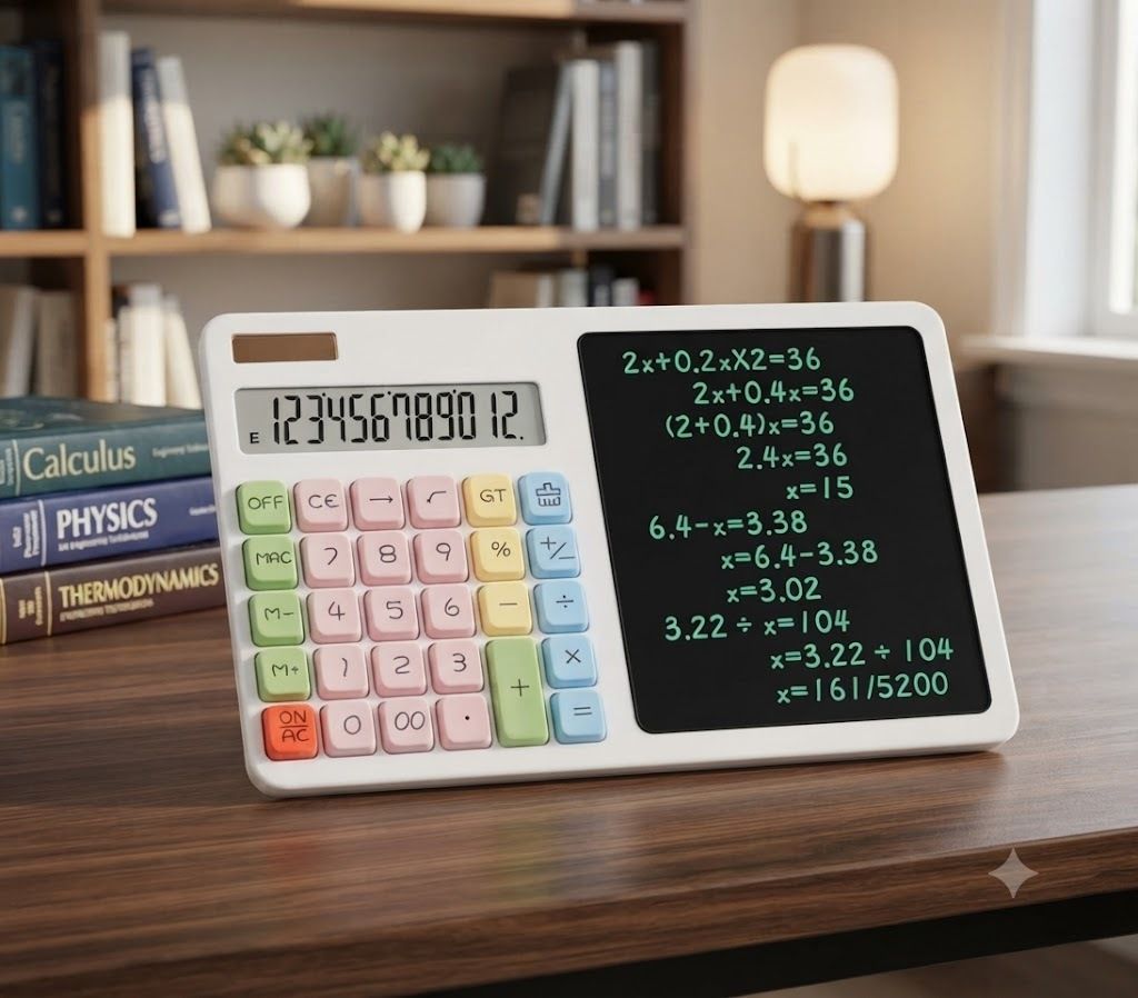 joypebble LCDCAL-01 12 Digit LCD Writing Calculator 1 Basic Calculator-picture-43