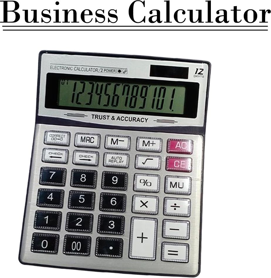 Dual Power 12 Digit Large Display Basic & Financial Calculator ot 990gc BasicCalculator-image-8