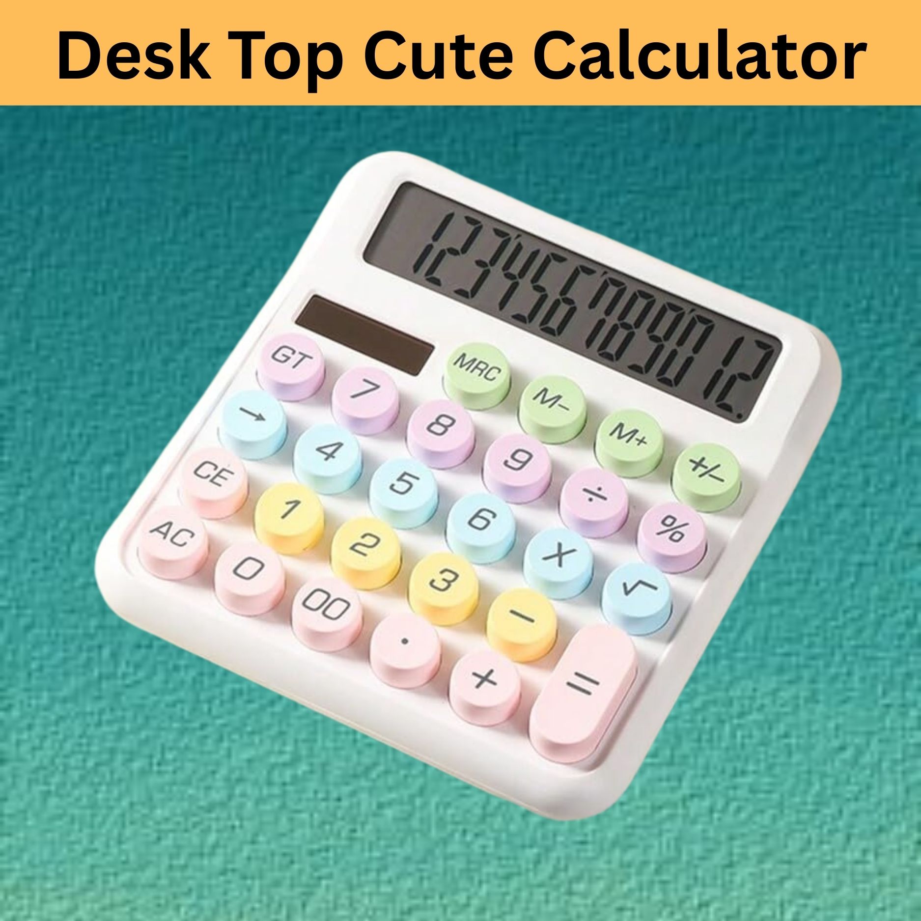 Desktop Calculator, 12-Digit Large LCD and Large Buttons for Office, Homes C393 Basic Calculator-image-35