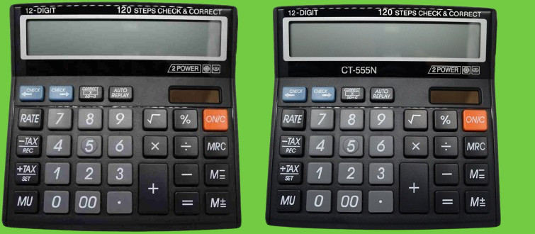 hench HN-555N Basic Calculator_N05 Desktop Calculator_N05 Financial Calculator image 1