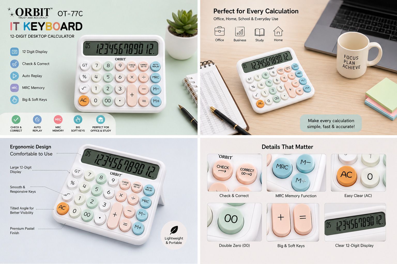 smartdigits OT-77C OT-77C Basic Calculator-picture-46