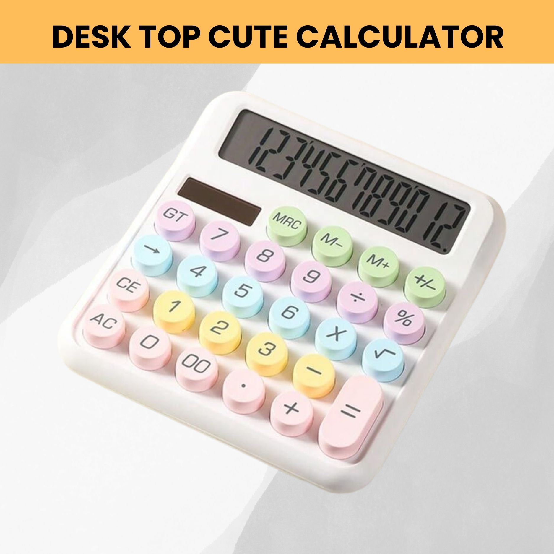 frony Desktop Calculator, 12-Digit Large LCD and Large Buttons for Office, Homes B323 Basic Calculator-picture-16