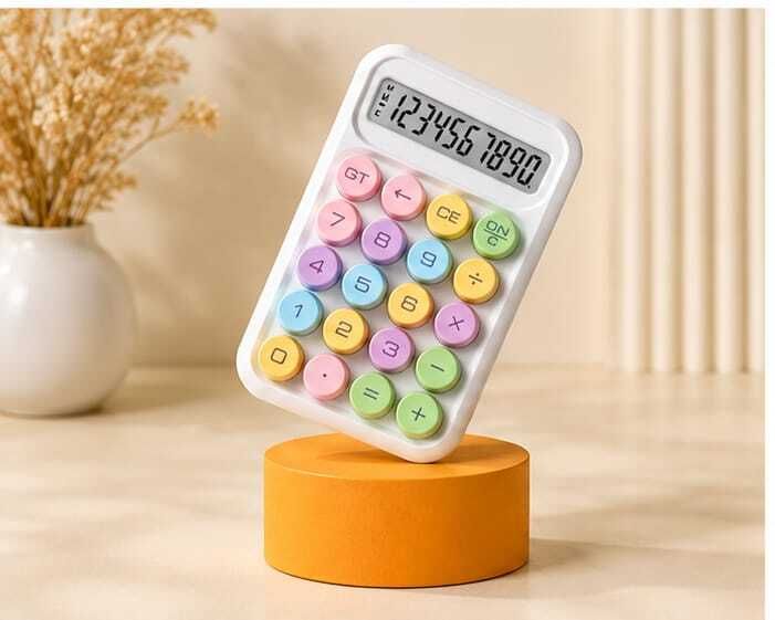 CAL12008 12 Digit Office Calculator with Clear LCD Display and Round Soft Buttons Basic Calculator-image-7