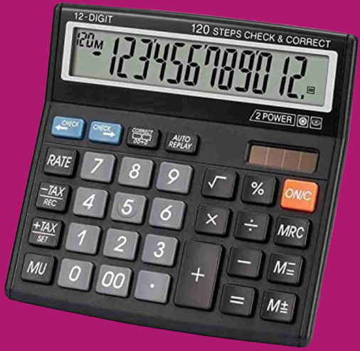 hench HN-555N Best Basic Calculator_H127 Desktop Calculator_127 Financial Calculator image 1