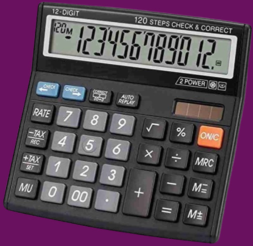 hench HN-555N Best Basic Calculator_H117 Desktop Calculator_117 Financial Calculator image 1