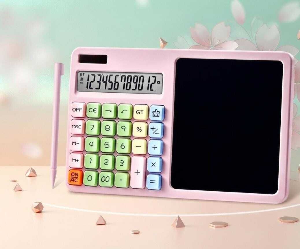 lukaf 12 Digit Desktop Calculator with LCD Writing Pad 12 Digit Desktop Calculator with LCD Writing Pad Basic Calculator-picture-37