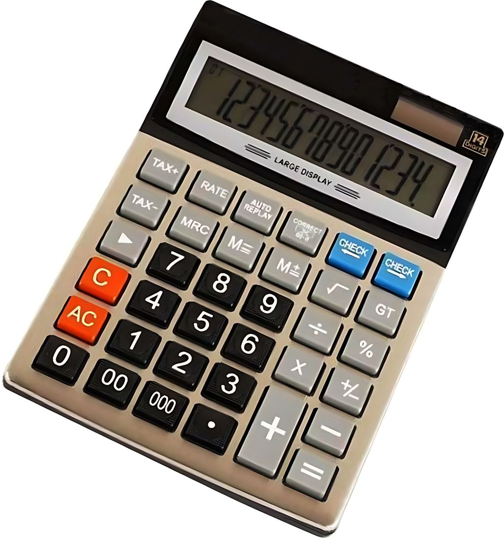 jpro Dual Power Large Display Electronic Calculator FinancialCalculator-picture-19