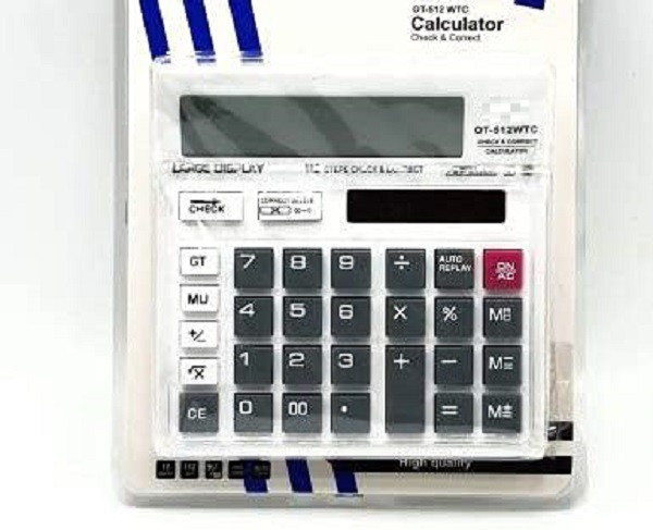 kubastore OT-512 Multicolor CALCULATOR OT-512 Basic Calculator (12 Digit) Basic Calculator image 1
