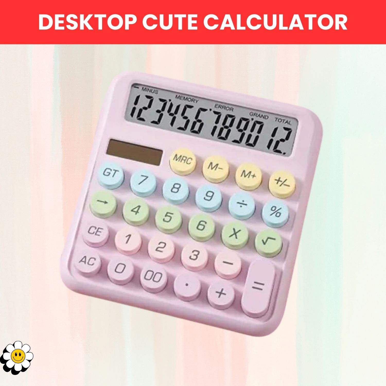 clairbell Desktop Cute Calculator, 12-Digit Large Display With Aesthetic Candy Color X460 Desktop Cute Calculator, 12-Digit Large Display With Aesthetic Candy Color N460 Financial Calculator-picture-18