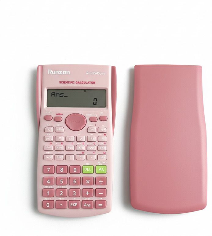 Battery Operated Multi-Function Pocket Pink Scientific Calculator-image-17