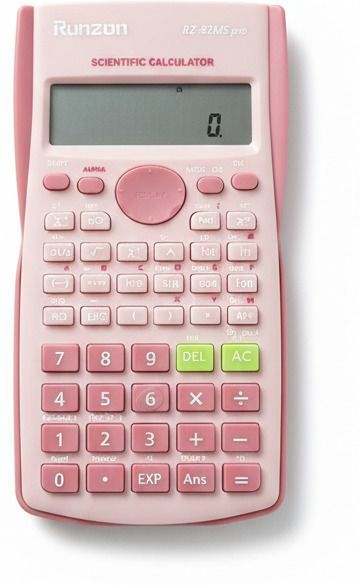 Portable Pink Scientific Calculator | Battery Operated | Multi-Function Pocket Calculator Scientific Calculator