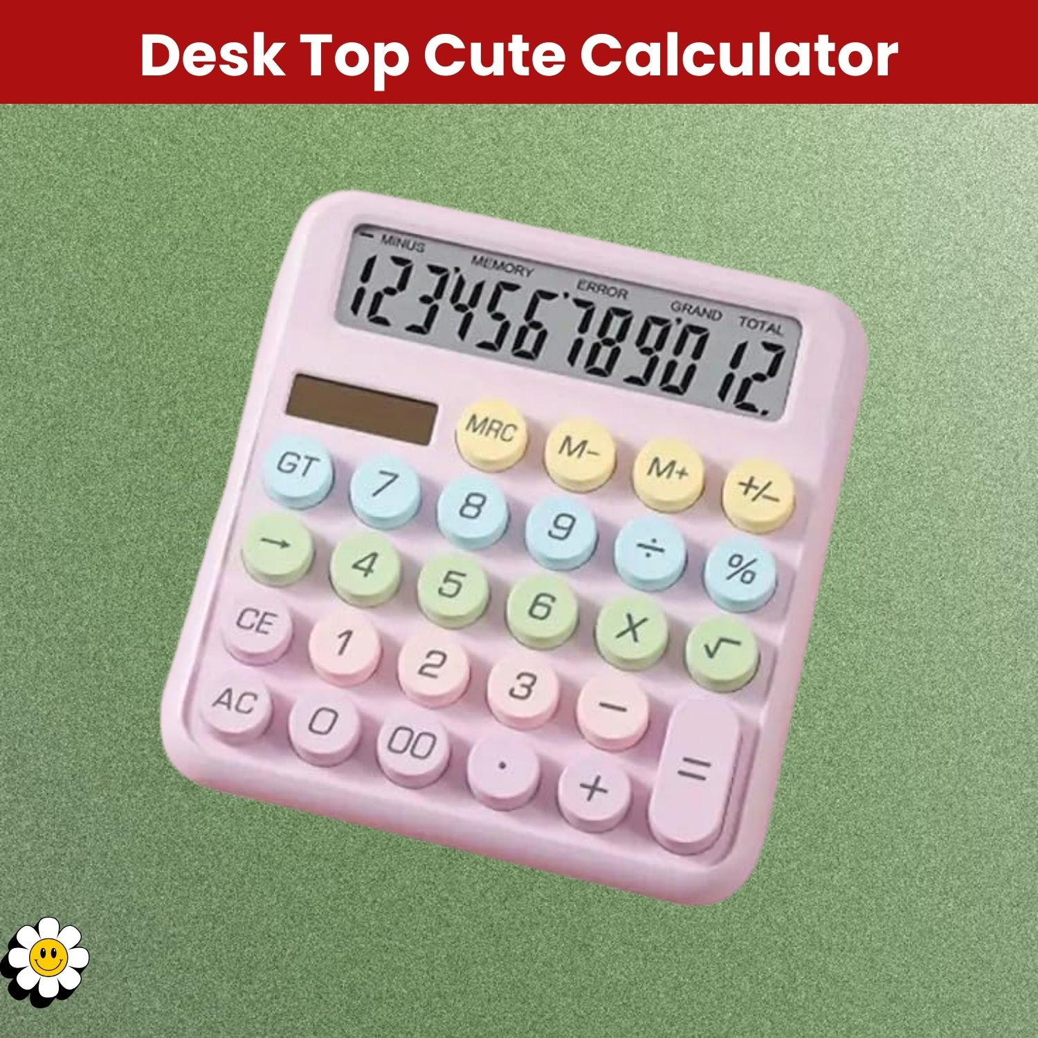 yaroh Desktop Cute Calculator, 12-Digit Large Display With Aesthetic Candy Color N310 Financial Calculator-picture-23