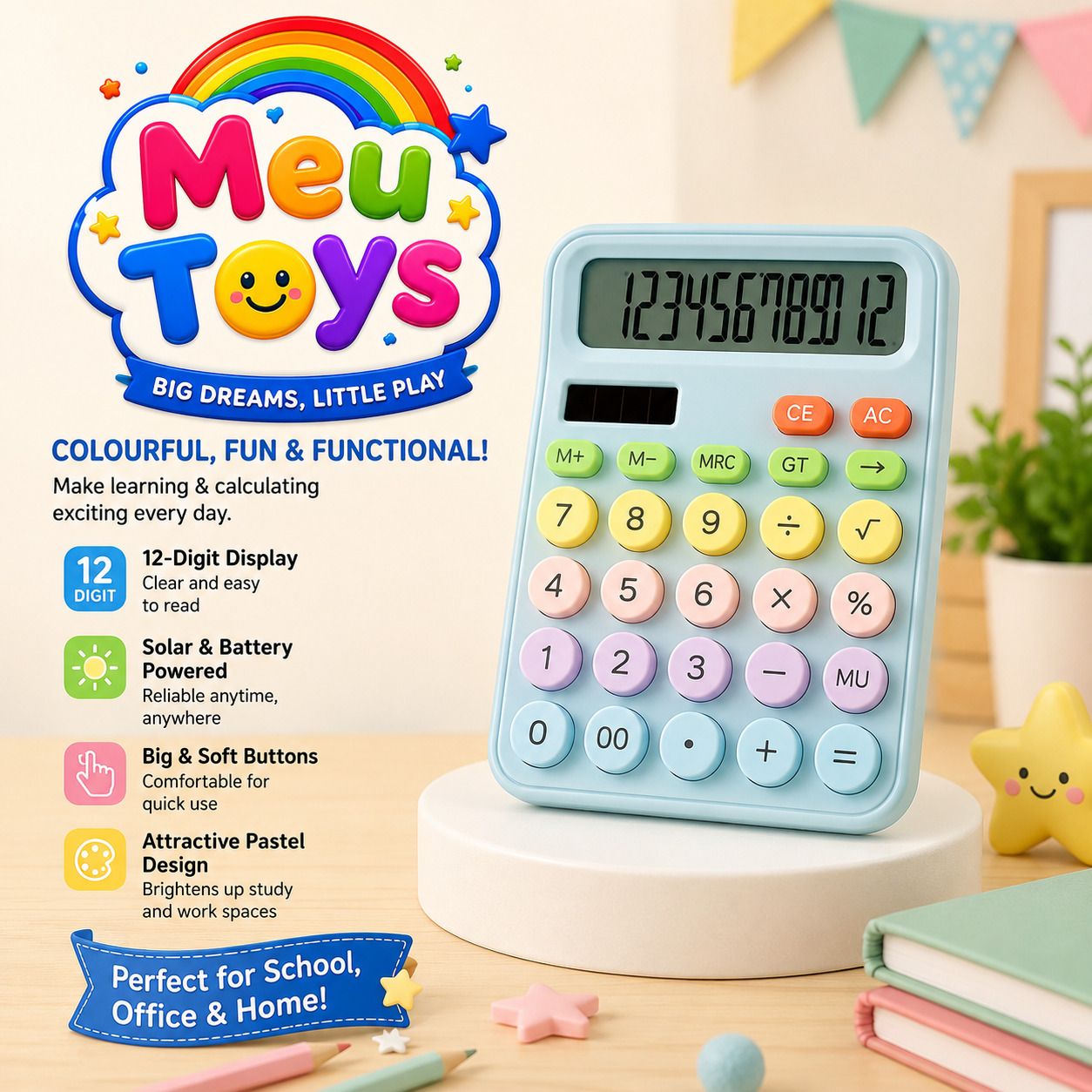 CALCULATOR02 12-Digit Calculator with Large Display Basic Calculator-image-22