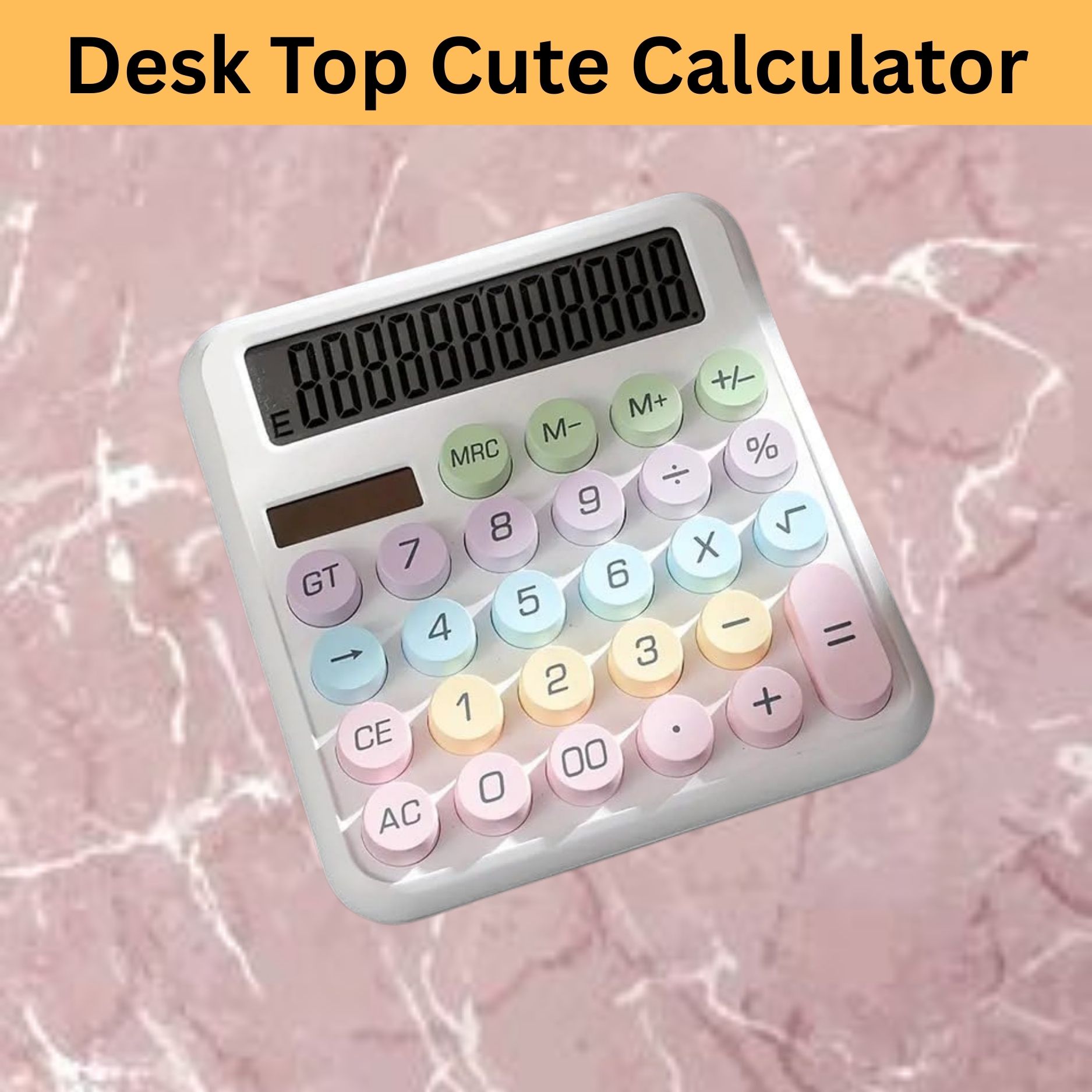 sacro Desktop Calculator, 12-Digit Large LCD and Large Buttons for Office, Homes E297 Basic Calculator-picture-22