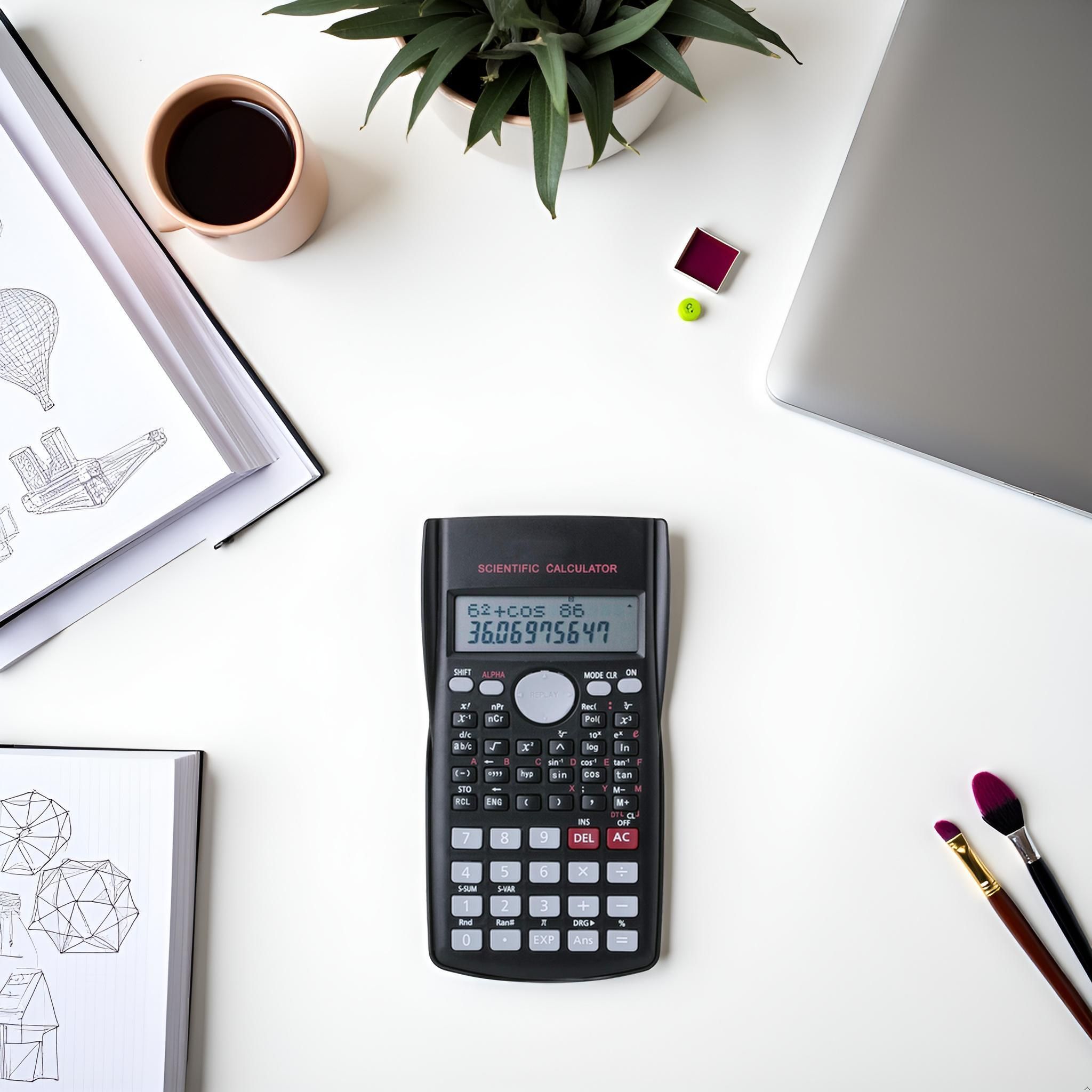 sr exim Scientific Calculator Scientific & Student Calculator KK-82MS-D (12 Digit) 1 Scientific Calculator-picture-16