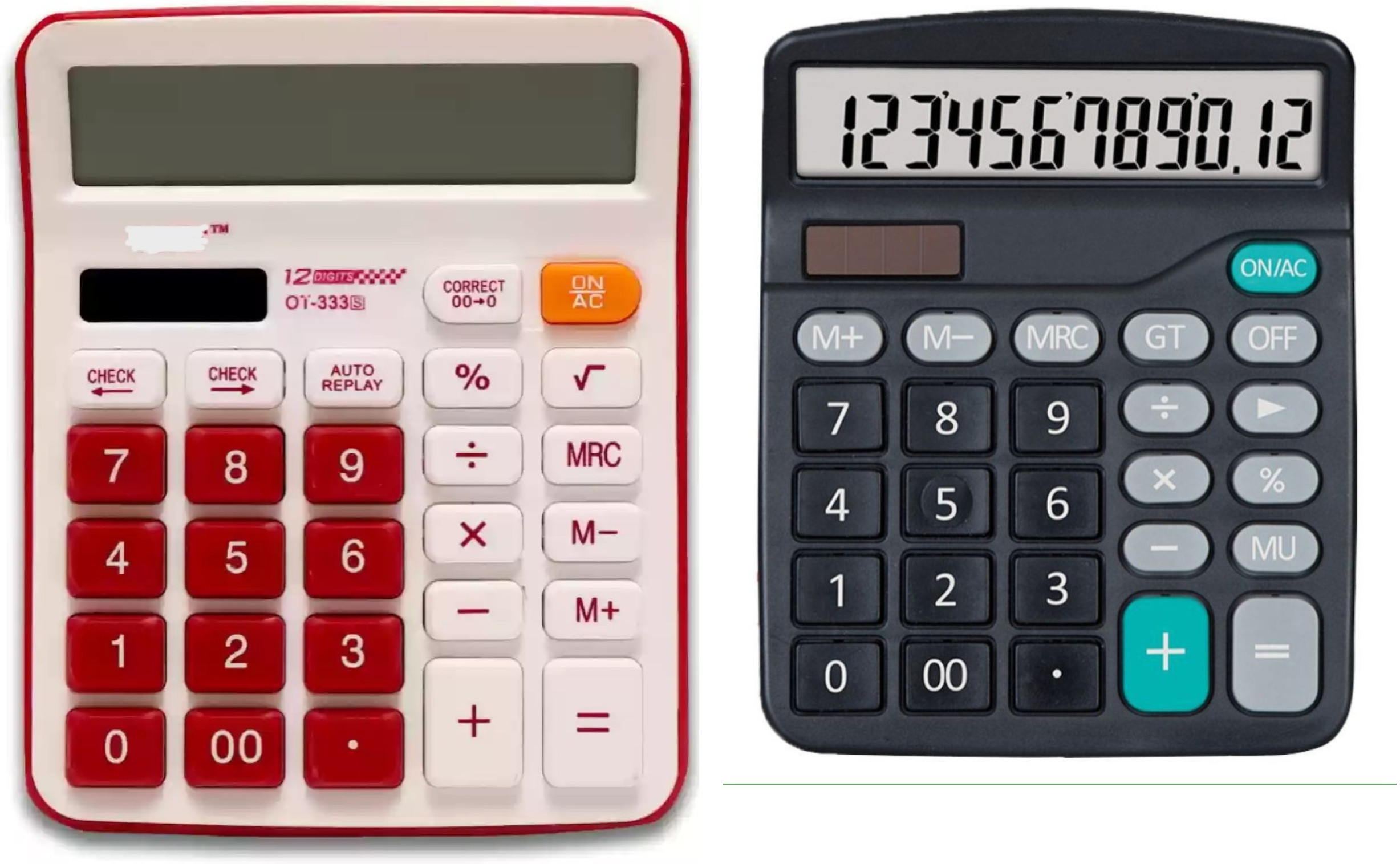 german valley A Superb Calculator Combo of 333Maroon And 786N With Soft Keys Basic Calculator image 1
