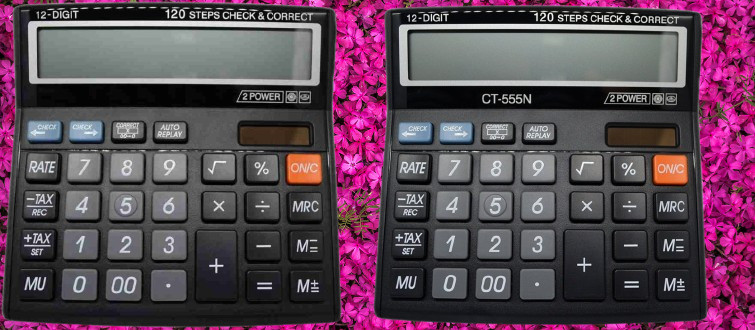 hench HN-555N Basic Calculator_N171 Desktop Calculator_N171 Financial Calculator image 1
