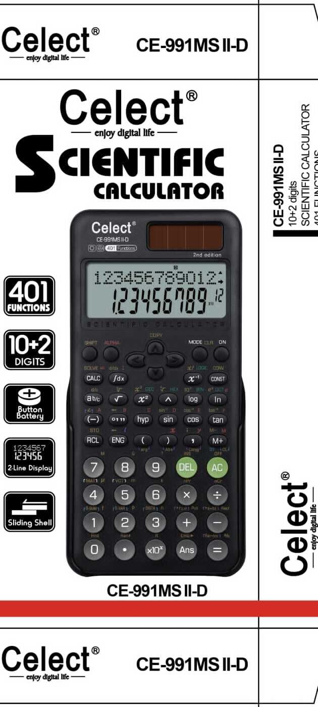 CE-991MS-II-D CE-991MS II-D Scientific Calculator-image-22