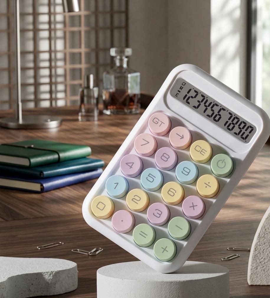 Pastel Color Calculator with Smooth Button Operation Pastel Color Calculator with Smooth Button Operation Basic Calculator-image-4