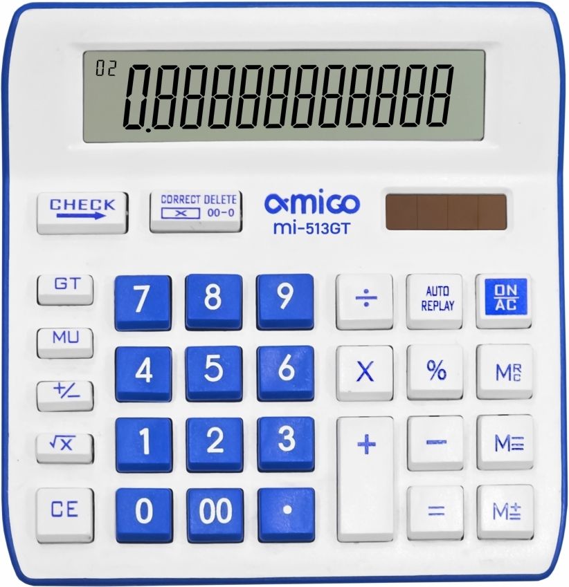 amigo Mi-513GT with 112 Functions and LED Display | GT Function | Blue | BasicCalculator-picture-11