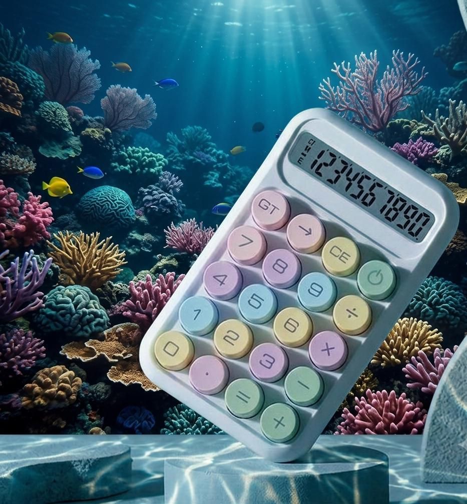 lukaf Basic Arithmetic Calculator with Stylish Pastel Design Basic Arithmetic Calculator with Stylish Pastel Design Basic Calculator-picture-28