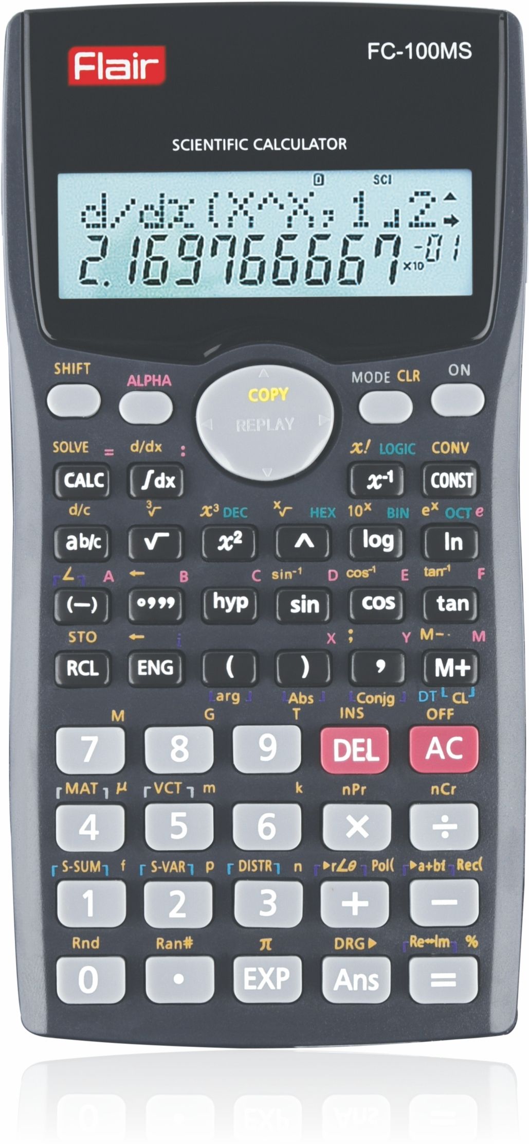 100 MS FC Desktop Series 10+2 Digits 300 Functions With 2- Line Display ScientificCalculator