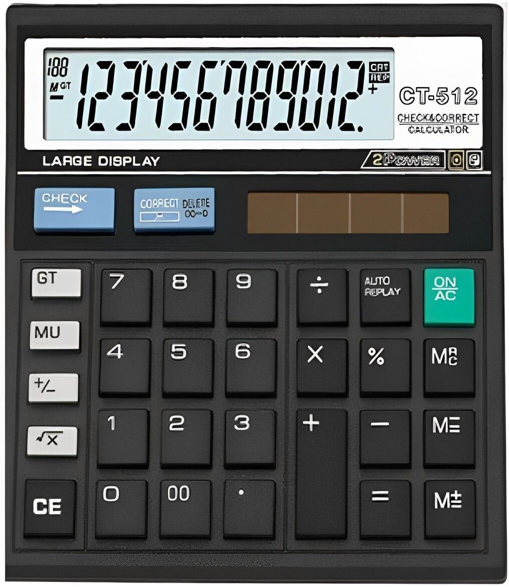 Basic TS-512 Check & Correct GST Calculator Basic Calculator (12 Digit) TS-512 BasicCalculator
