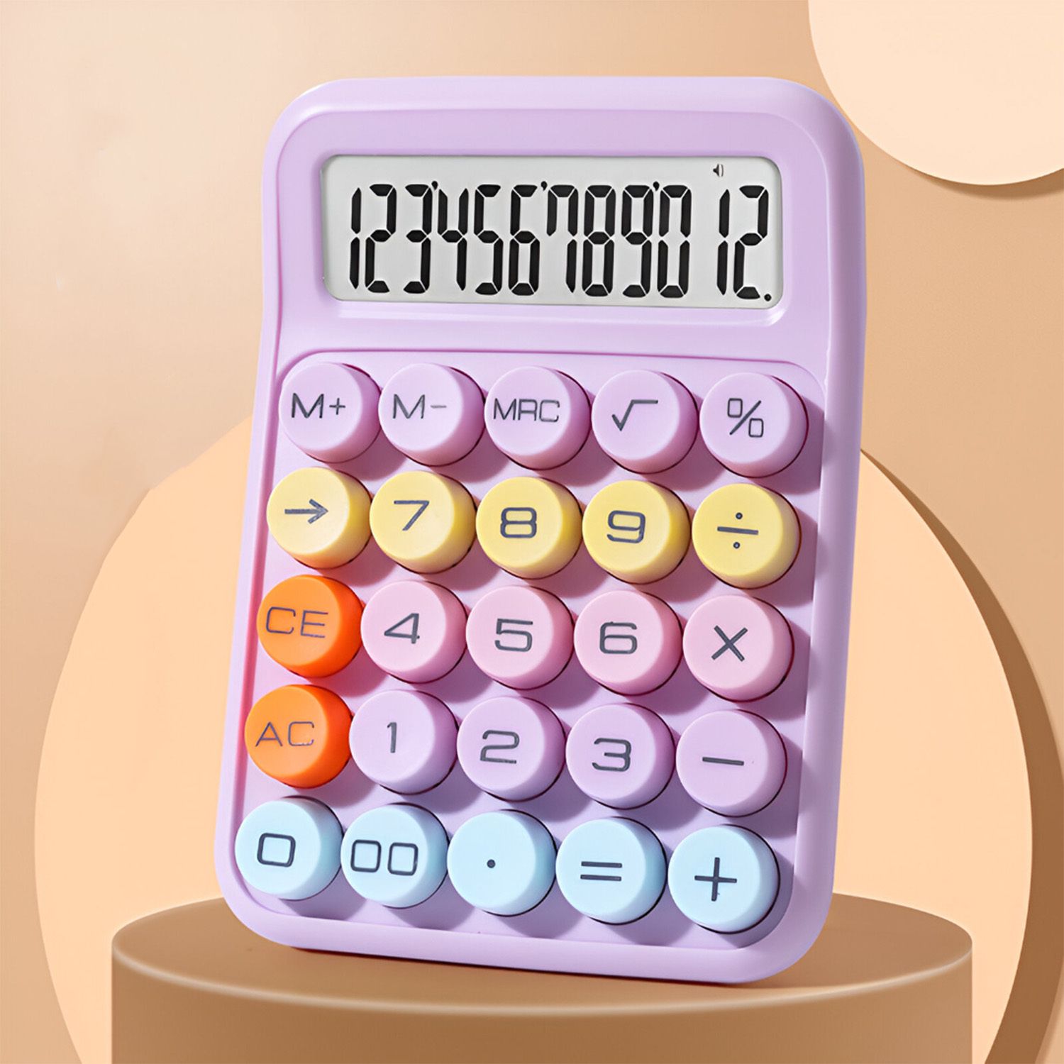 12-Digit Candy Calculator – Fun, Colorful & Ideal for Students or Office Basic Calculator-image-40