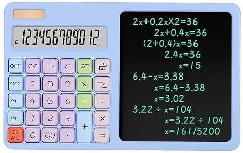 12 DIGIT CALCULATOR PAD 12 DIGIT CALCULATOR WITH WRITING PAD Financial Calculator-image-0