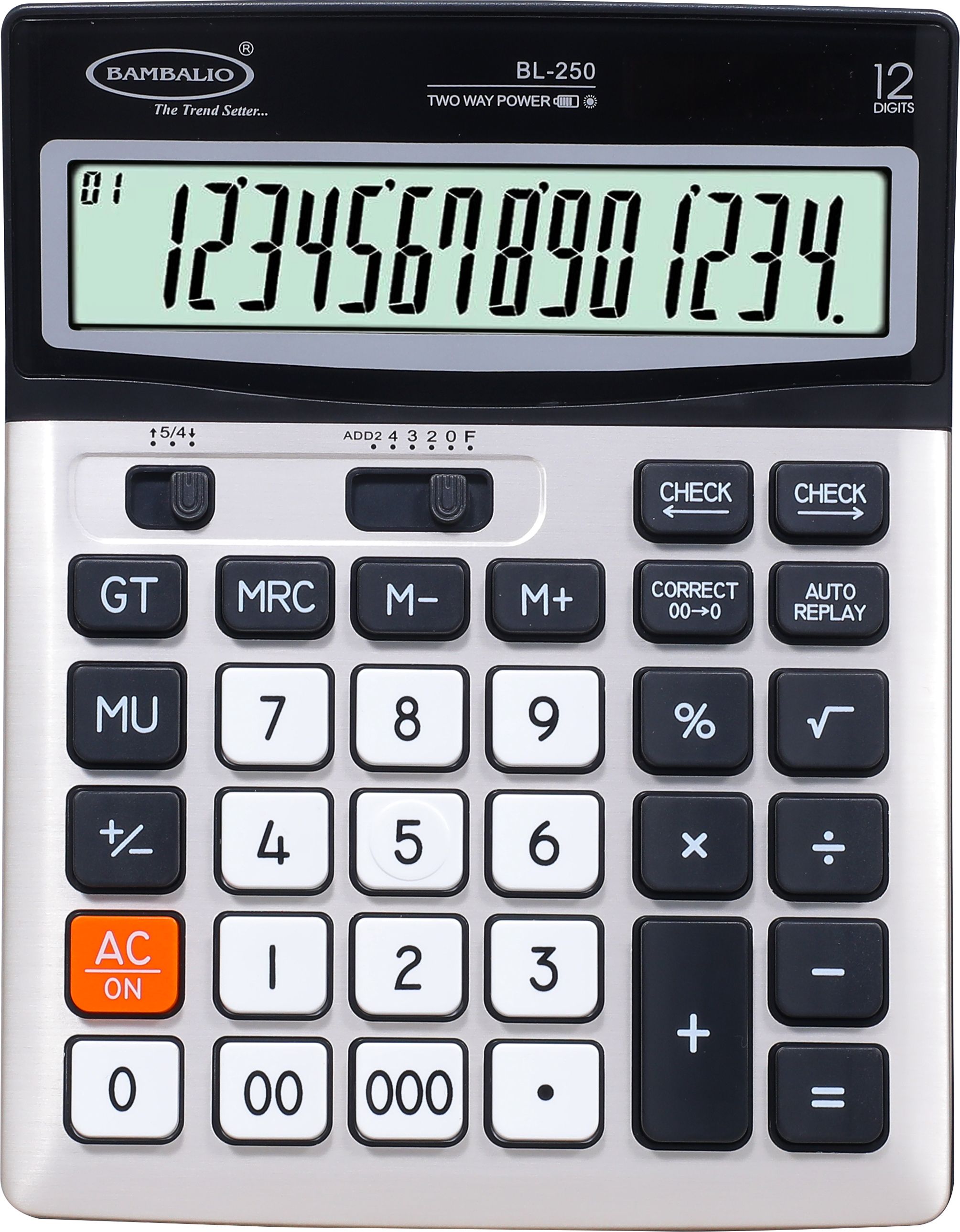 BL-250 With Metallic Panel & 3 Years Warranty with 000 Key BasicCalculator-image-40