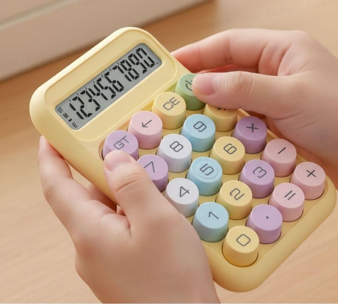 4 10 Digit Large LCD Display Cute Functional for Office Schoo Home Business Basic Calculator-image-5