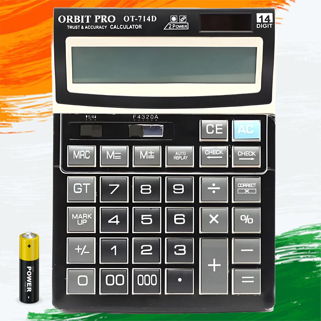 orbit pro OT714D Financial/Commerce Calculator Solar/Battery Powered 14 Digit OT714D Financial Calculator-picture-19