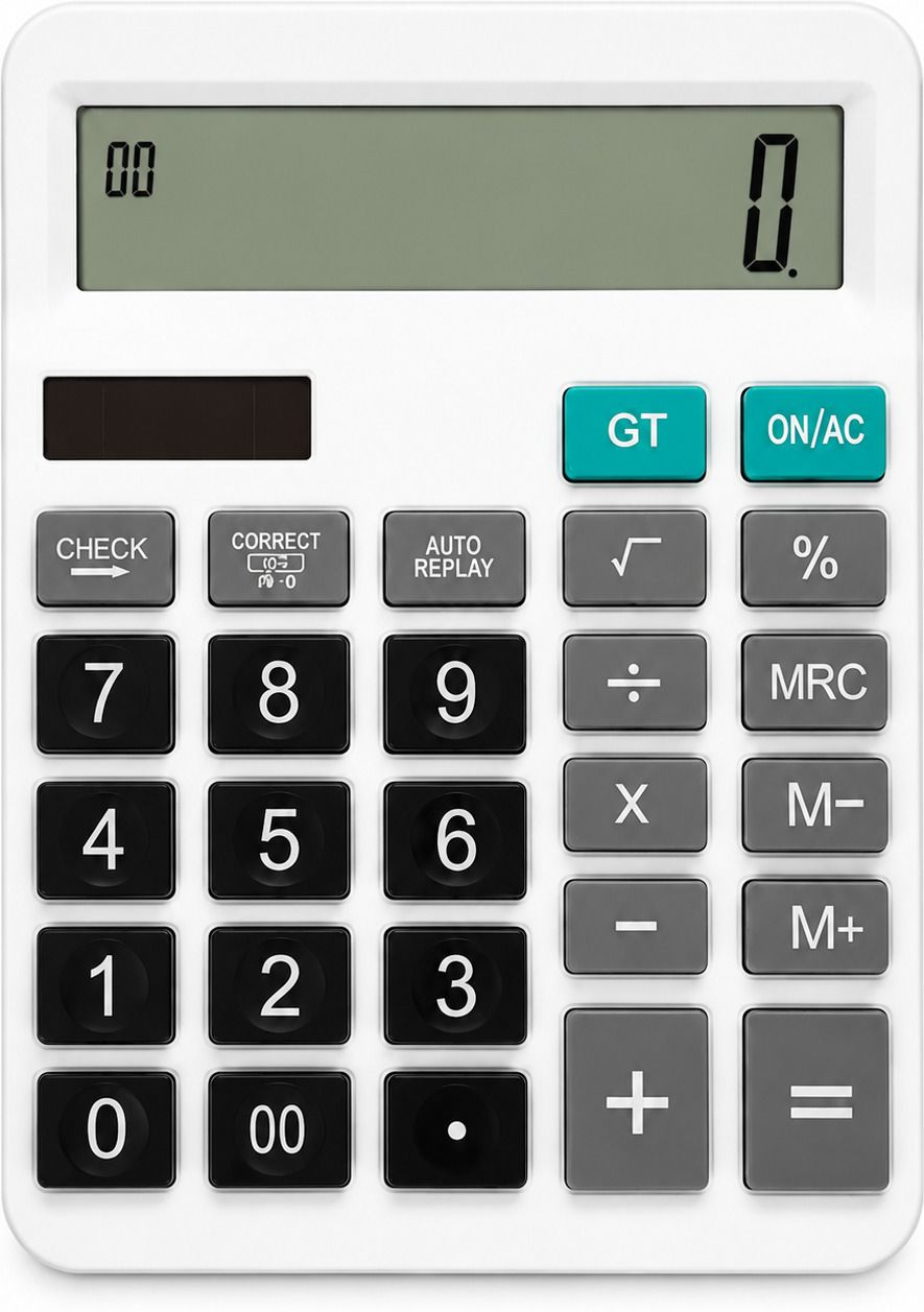 12 Digit Electronic Calculator Dual Power Solar & Battery |Large Display, GT Function, Auto Replay Basic Calculator-image-36