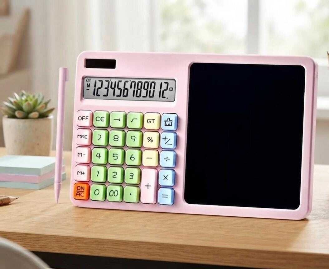hudabird Mini LCD Notepad Calculator with Stylus Mini LCD Notepad Calculator with Stylus Basic Calculator-picture-10