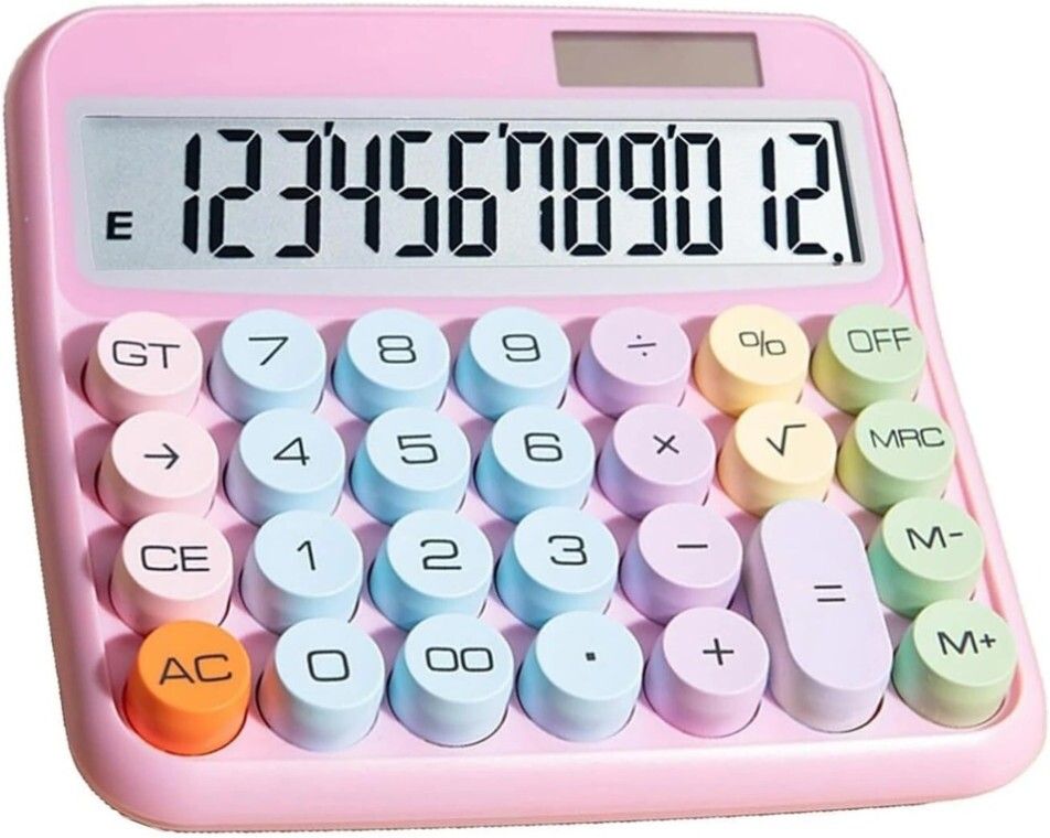 honeyretail 985 Honey retail Mechanical Button Desktop Calculator Basic Calculator-picture-26