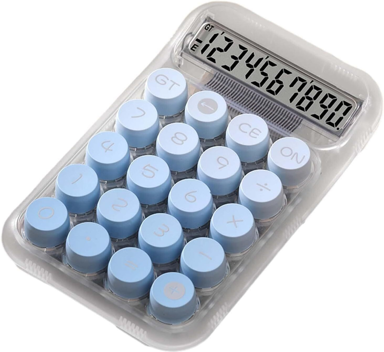 gokich 65241 Anti-Slip Base Handheld Ergonomic Keyboard Calculator For Home And Office Use BasicCalculator image 1
