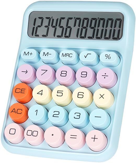 Mechanical Switch Calculator with Big Buttons, 12-Digit LCD Display, Desktop Use Mechanical Switch Calculator with Big Buttons, 12-Digit LCD Display, Desktop Use Financial Calculator-image-16