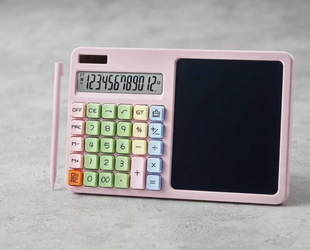 lukaf Desktop Memo Calculator with Digital Writing Pad Desktop Memo Calculator with Digital Writing Pad Basic Calculator-picture-40