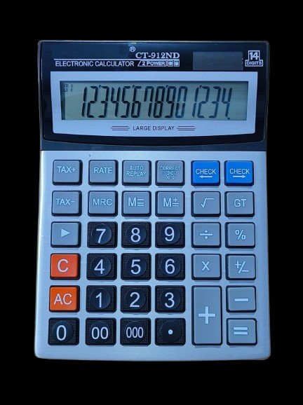 darkwave Check and Correct Desktop Calculator Basic Calulator-11 CT 912ND Bsic/Business Calculator 14 Digit Big Calculator-001 Basic Calculator image 1
