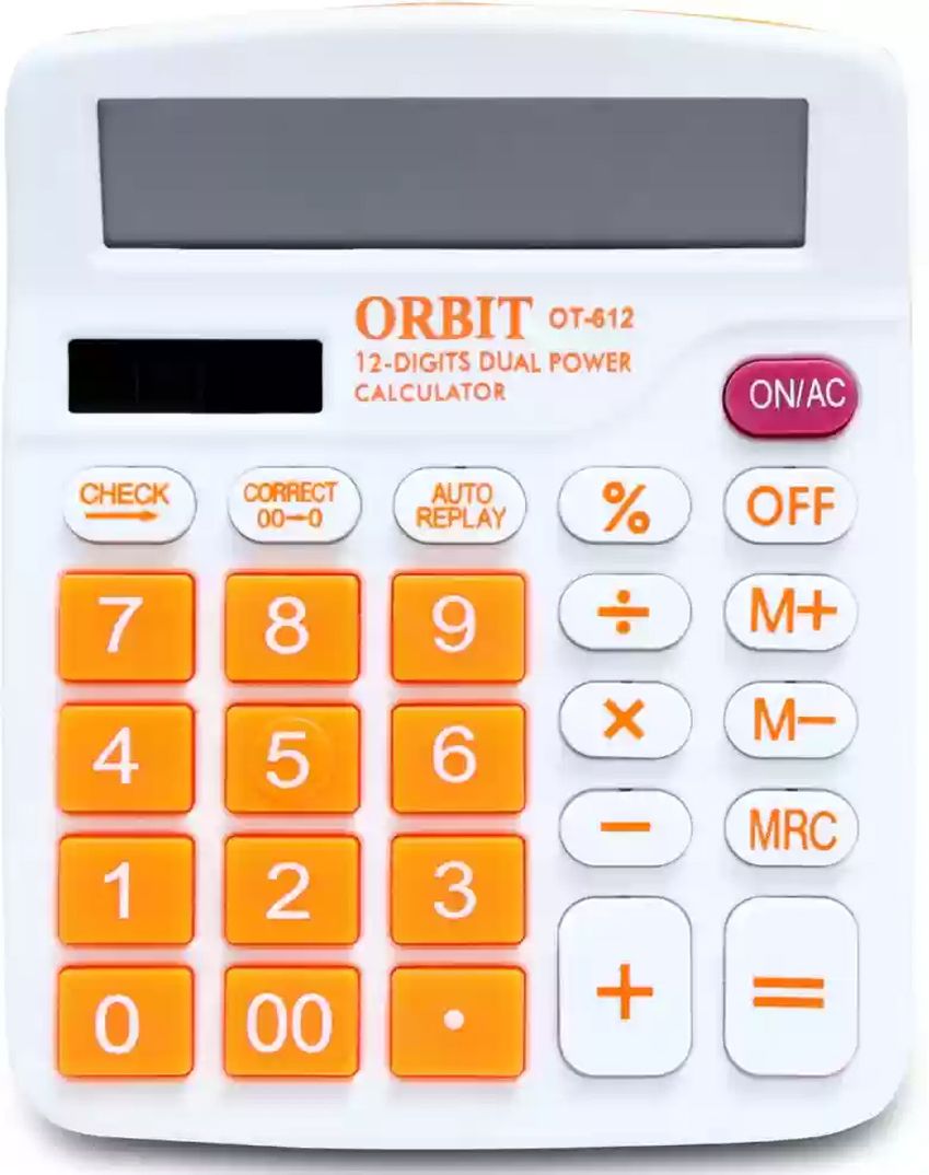 DUAL POWER HIGH QUALITY LARGE & HD DISPLAY SOFT TOUCH BASIC ADVANCED FINANCIAL REAL SOLAR AUTO REPLAY LOCALIZED DISPLAY Basic Calculator-image-11