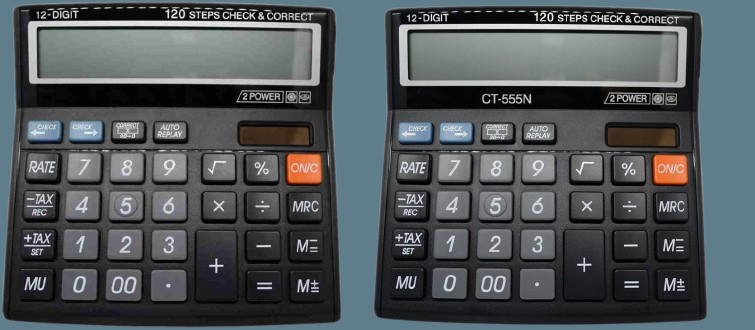 hench HN-555N Basic Calculator_N70 Financial Calculator image 1