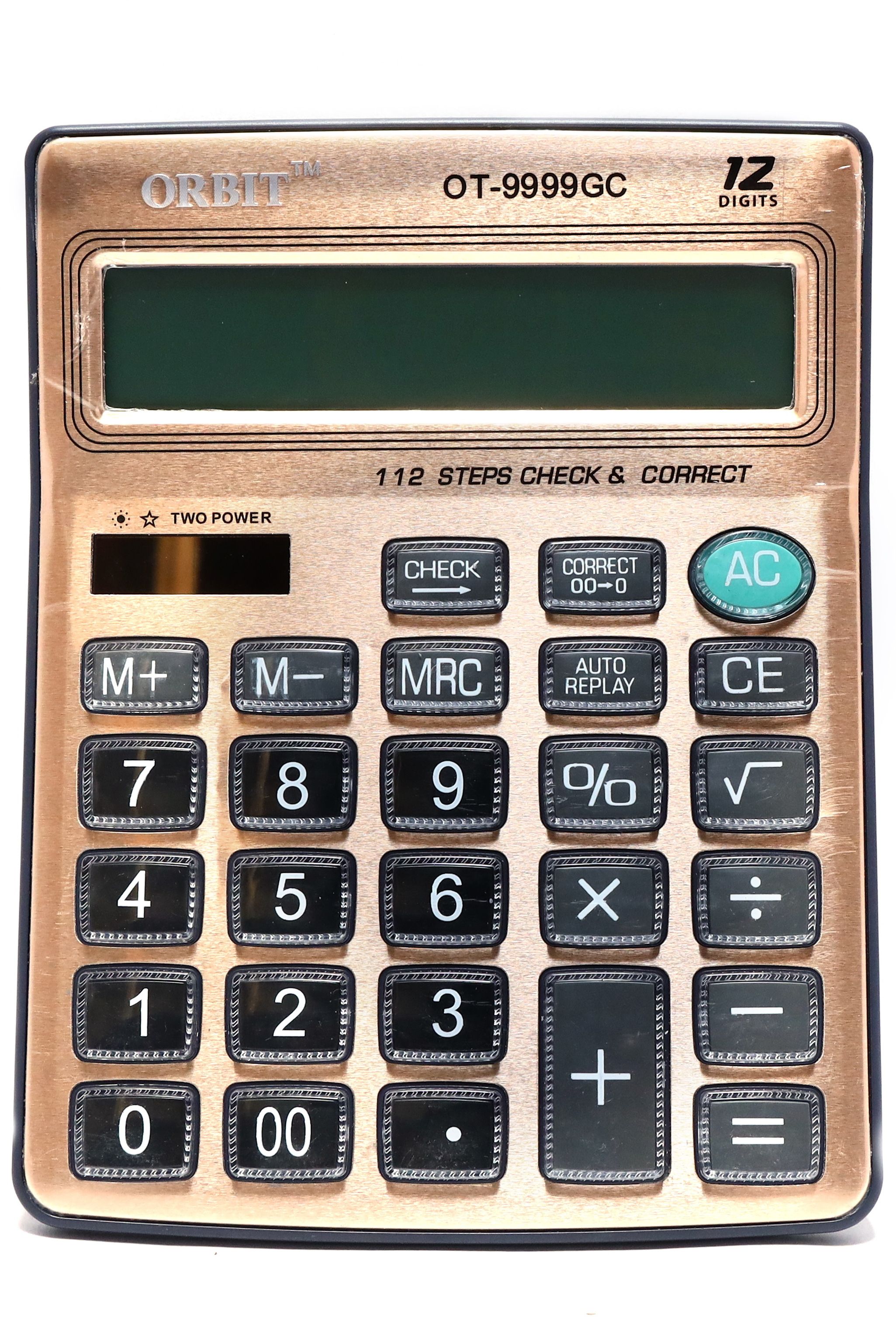 villy ORBIT OT-9999 Check & Correct Premium Desktop BasicCalculator-picture-22