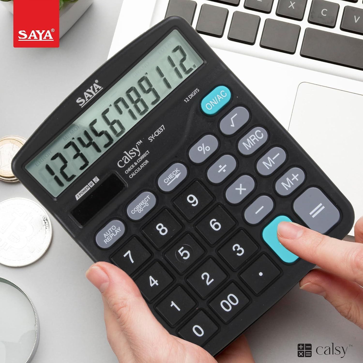 saya Standard Desktop Calculator SY-837C Desktop Calculator Financial Calculator-picture-14