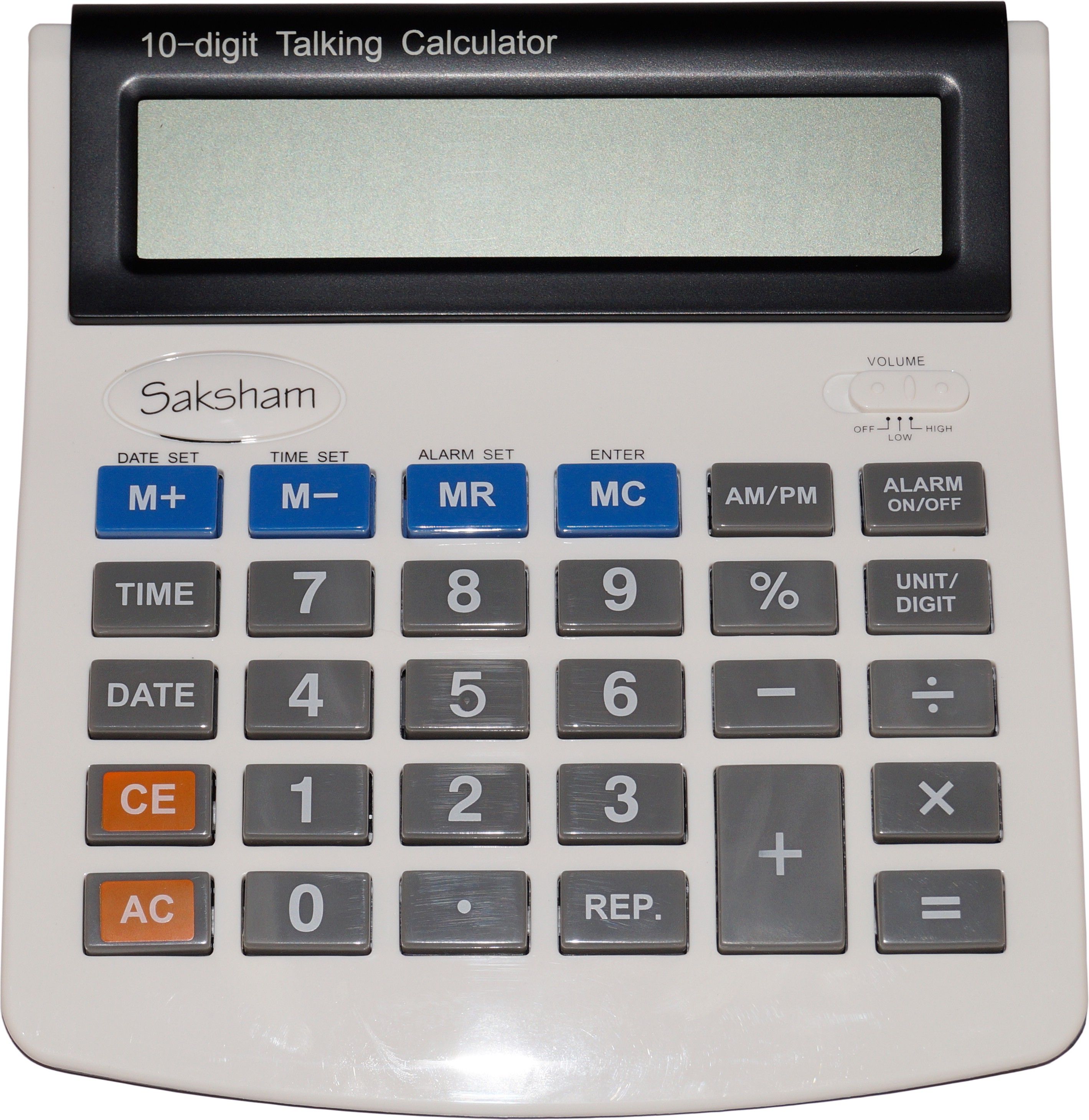saksham SK/TC/01 Talking Calculator ( 10 Digit Big LCD ) Basic Calculator-picture-13