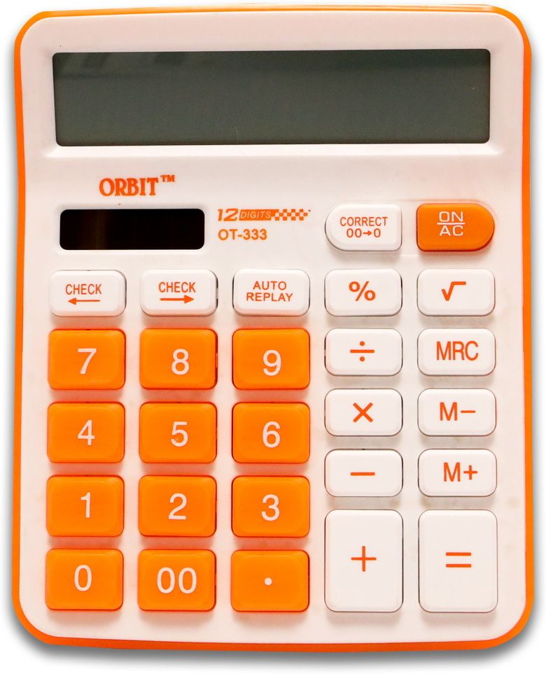 Orbit 12 Digit with Large LCD Display and Sensitive Button OT-333c BasicCalculator-image-30