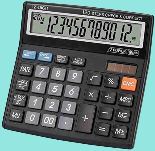 hench HN-555N Best Basic Calculator_H17 Desktop Calculator_17 Financial Calculator image 1