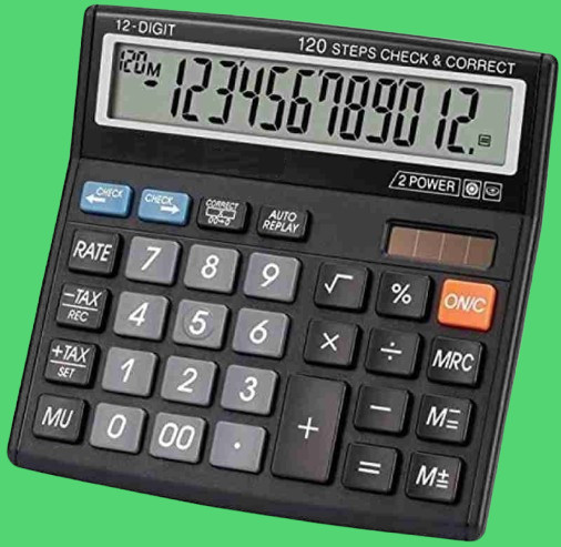 hench HN-555N Best Basic Calculator_H02 Desktop Calculator_02 Financial Calculator image 1