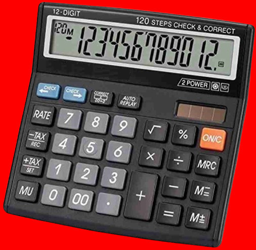 hench HN-555N Best Basic Calculator_H437 Desktop Calculator_437 Financial Calculator image 1